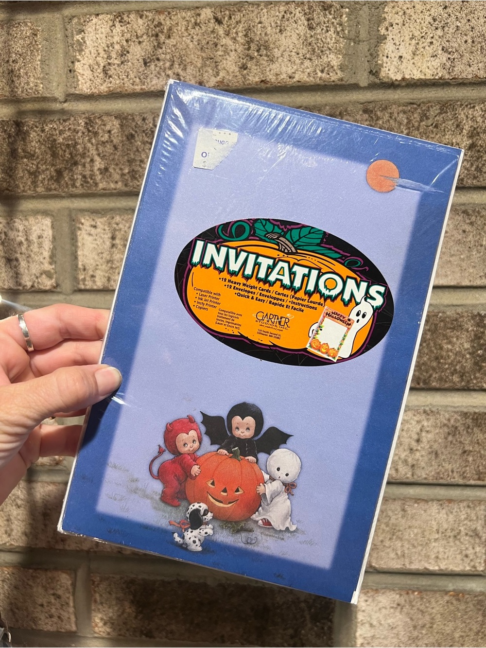 Vintage Halloween vote pad / invitations